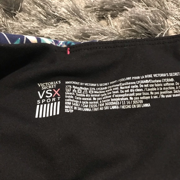 NWOT Victoria Secret Blue Leggings!! - Picture 3 of 4